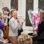 Mme Nicole Tordjman et Mme Hélène de Rochefort congratulent nos merveilleux musiciens
