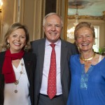 Mme Brigitte Longuet, Présidente de la Fédération des Femmes Administrateurs, M. Jean-Luc Fournier, Président de France-Amériques, et Mme Hélène de Rochefort, Secrétaire Générale de France-Amériques