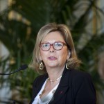 Mme Brigitte Longuet, Présidente de la Fédération Femmes Administrateurs
