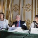 Mme Dominique de La Garanderie – Ancien Bâtonnier de Paris, Membre du Haut Comité au Gouvernement d’Entreprise, M. François David, Président d’honneur de la COFACE, et Mme Viviane de Beaufort, Professeur à l’ESSEC