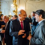 A gauche, M. Philippe Delleur, Directeur international d'ALSTOM, et S. Exc. M. Paulo Cesar de Oliveira Campos, Ambassadeur du Brésil en France