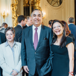 S.Exc. Mme Carmen Eleonora Ortez Williams, Ambassadeur du Honduras en France, S.Exc. M. Federico Renjifo Vélez, Ambassadeur de Colombie en France, et S. Exc. Mme Ruth Tapia Roa, Ambassadeur du Nicaragua en France