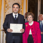Alexandre Kazerouni et Nicole Tordjman, Vice-Présidente et Présidente de la Section Art & culture de France-Amériques