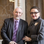 Professeur Daniel Levine,  Professeur à Paris IV et Docteur Sylviane Martin Le Corre, Déléguée aux Grand Ecoles et Universités de France-Amériques